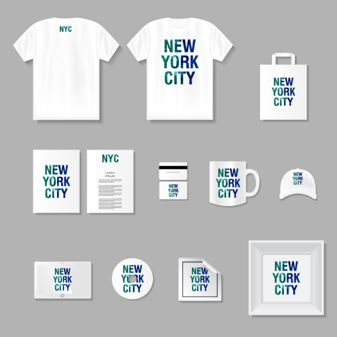Merchandising stationery mock-up Template | PosterMyWall
