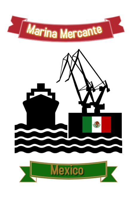 merchant marine, Mexico, marina mercante, ships, logistic, company Poster template