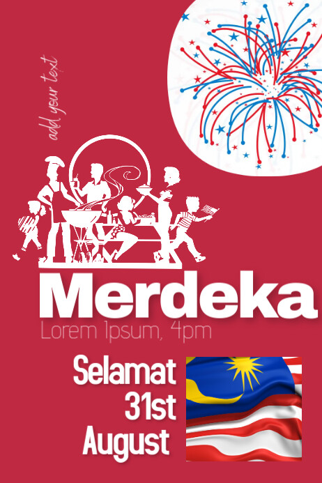 Merdeka Template | PosterMyWall