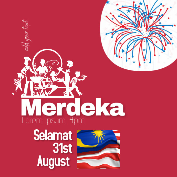 Template Frame Merdeka Merdeka Template | PosterMyWall