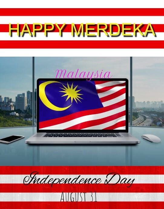 Modèle événement de La Fête de L'indépendance de Merdeka En Malaisie ...