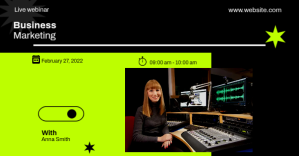 Merketing Webinar Facebook template