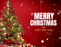 merry chirstmas wishes template Volantino (US Letter)