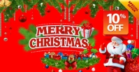 merry chrismas offer Sampul Acara Facebook template