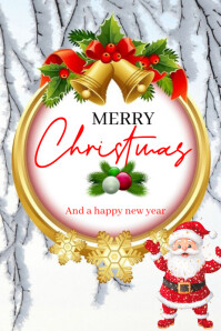 merry christmas, christmas Pinterest Graphic template