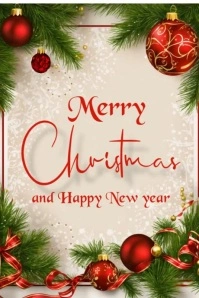 Merry christmas, christmas sale, event Illustration Tumblr template