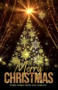 merry Christmas, Media Página Ancho template