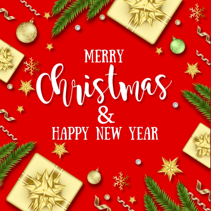 Modèle Joyeux Noël, Bonne Année | PosterMyWall