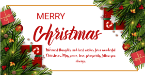 Merry Christmas,Christmas retail,event Facebook begivenhed cover template
