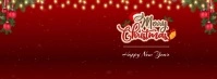 merry christmas, christmas greeting card Facebook Cover Photo template