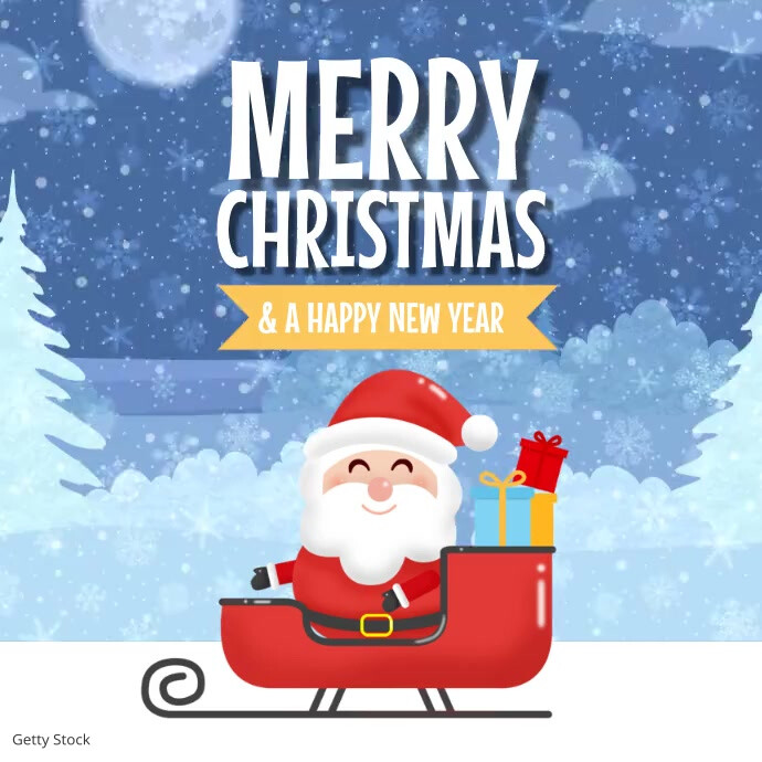 merry christmas, christmas video, christmas Instagram Post template