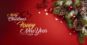 Merry Christmas & Happy New Year Facebook Event Cover template