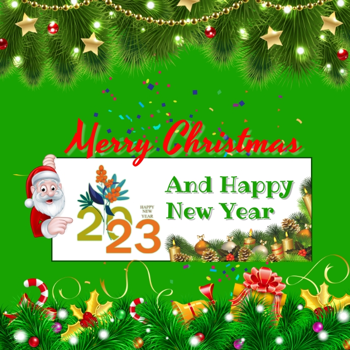 Plantilla De Merry Christmas 20223 PosterMyWall plantilla-de-merry-christmas-20223-postermywall