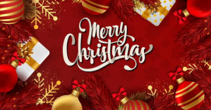 Merry Christmas ad Anuncio de Facebook template