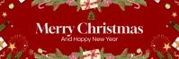 Merry Christmas and a Happy New Year Twitter template