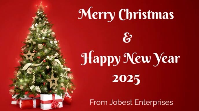 Merry Christmas and happy new year 2025 greeting card