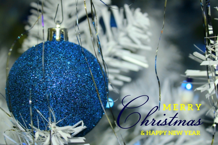 Frohe Weihnachten Und Frohes Neues Jahr Banner Vorlage Postermywall