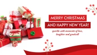 Merry Christmas And Happy New Year Cabeçalho de blogue template