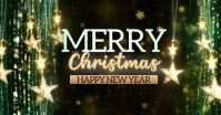 Merry Christmas and happy new year Copertina evento Facebook template