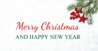 Merry Christmas and Happy new year Publicité Facebook template