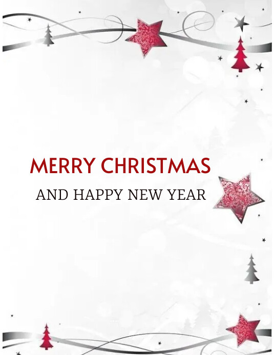 Merry Christmas and Happy new year Template | PosterMyWall
