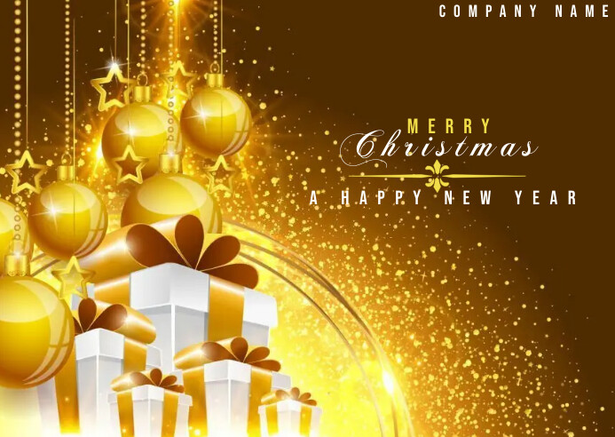 Copy of Merry christmas and happy new year flyer | PosterMyWall