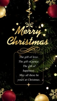 Merry Christmas and Happy New Year IG Story Instagram Reel template