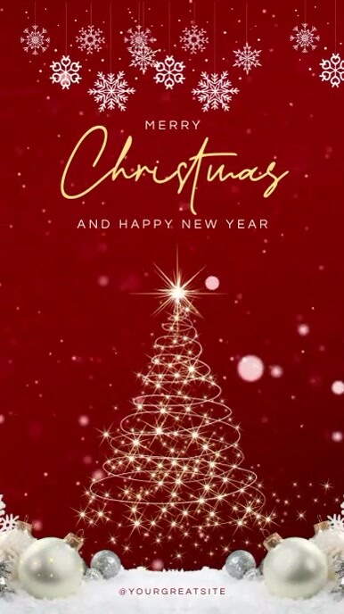 Copy of Merry Christmas and Happy New Year IG Story | PosterMyWall