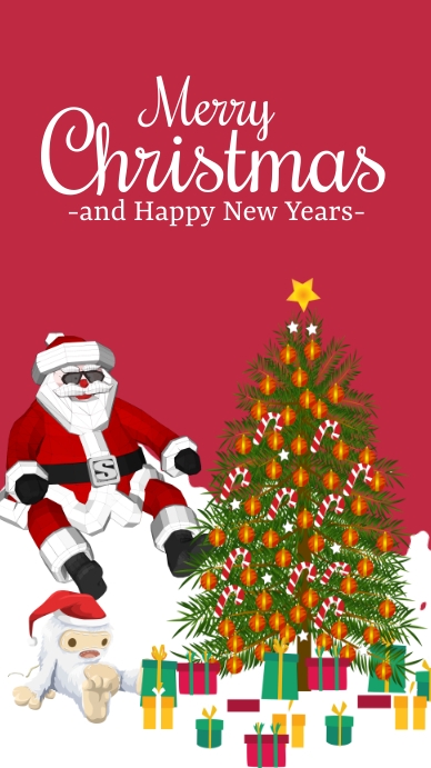 Copy of Merry Christmas and Happy New Years IG Story | PosterMyWall