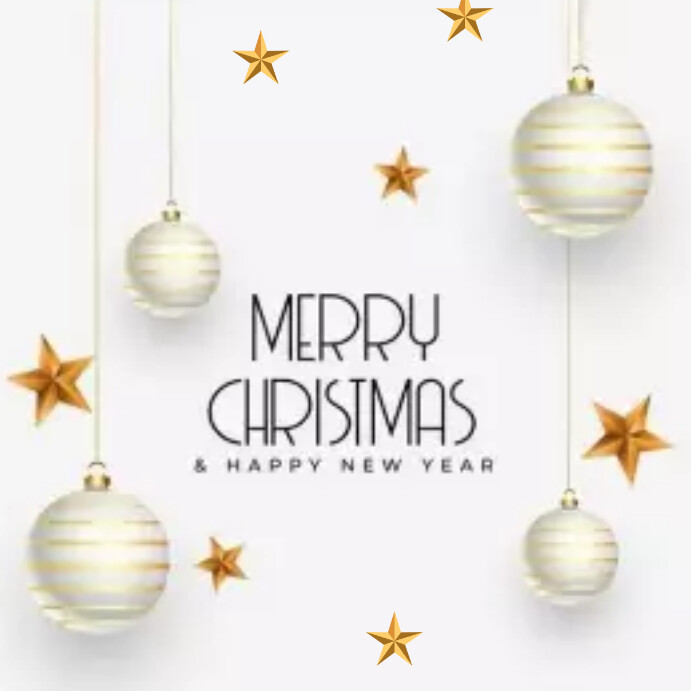 Copy of Merry Christmas and new year Instagram post | PosterMyWall