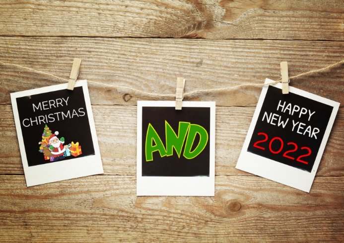 MERRY CHRISTMAS AND NEW YEAR TEMPLATE A3
