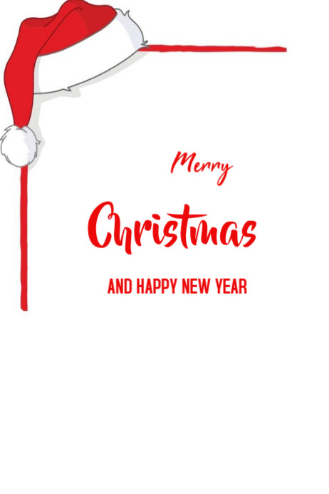 Copy of Merry Christmas And New Year Templates Online Greeting Cards ...