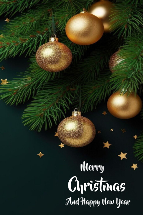 Merry Christmas And New Year Templates Online Greeting Cards Christmas ...