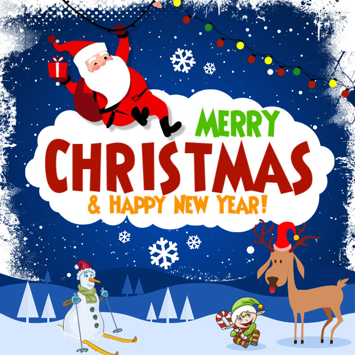 Merry Christmas Banner Vorlage Postermywall