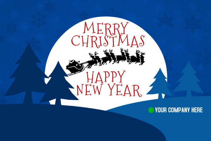 Frohe Weihnachten Banner Vorlage Postermywall