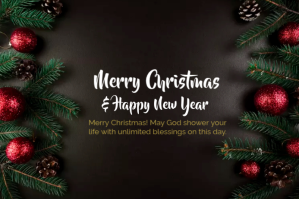 merry christmas card Rótulo template