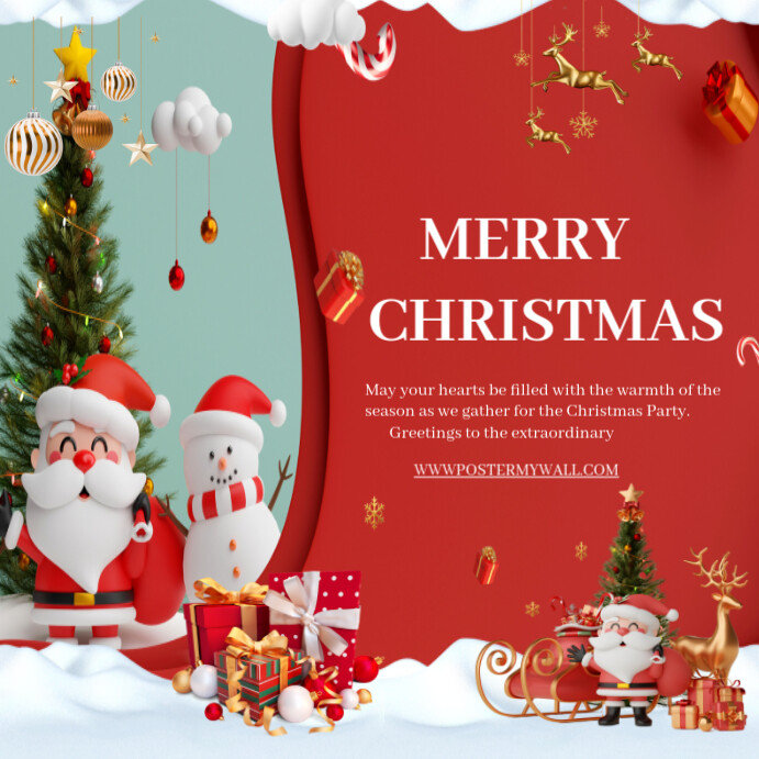 Copy of MERRY CHRISTMAS CARD | PosterMyWall