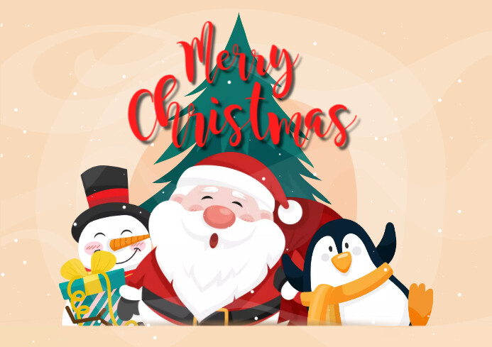 Copy of Merry Christmas Card | PosterMyWall