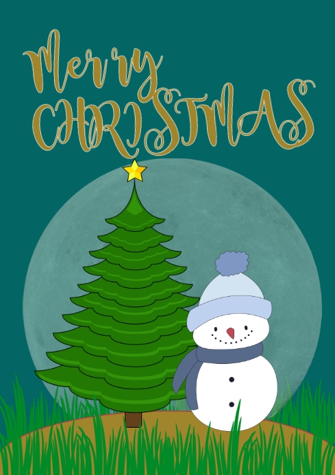 Copy of Merry Christmas Card | PosterMyWall
