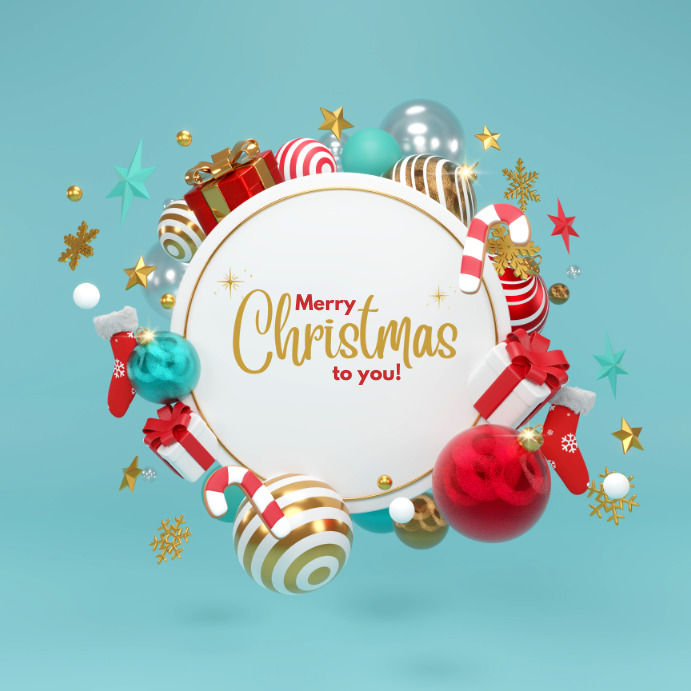 Copy of Merry Christmas Card | PosterMyWall