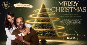 Sort Christmas Celebration at Church Facebook Shared Image Template