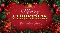 Merry Christmas 数字显示屏 (16:9) template