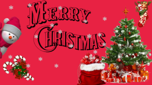 Rød Christmas Desktop Wallpaper งานแสดงผลงานแบบดิจิทัล Template