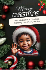 Merry Christmas Poster template