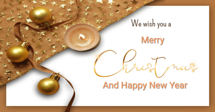 Merry Christmas Umkhangiso we-Facebook template