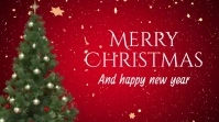 Merry Christmas Twitter Post template