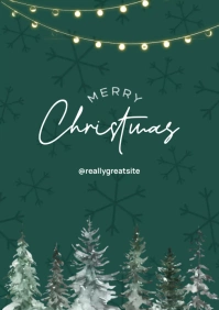 Merry Christmas A4 template