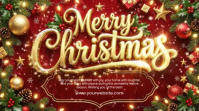 Merry Christmas Digital Display (16:9) template