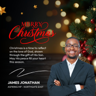 Merry Christmas Instagram Post template