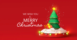 Merry Christmas Facebook-annonce template